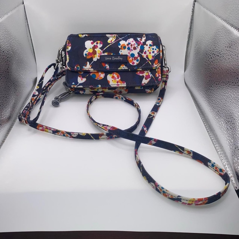 Vera Bradley Navy Floral Crossbody Bag